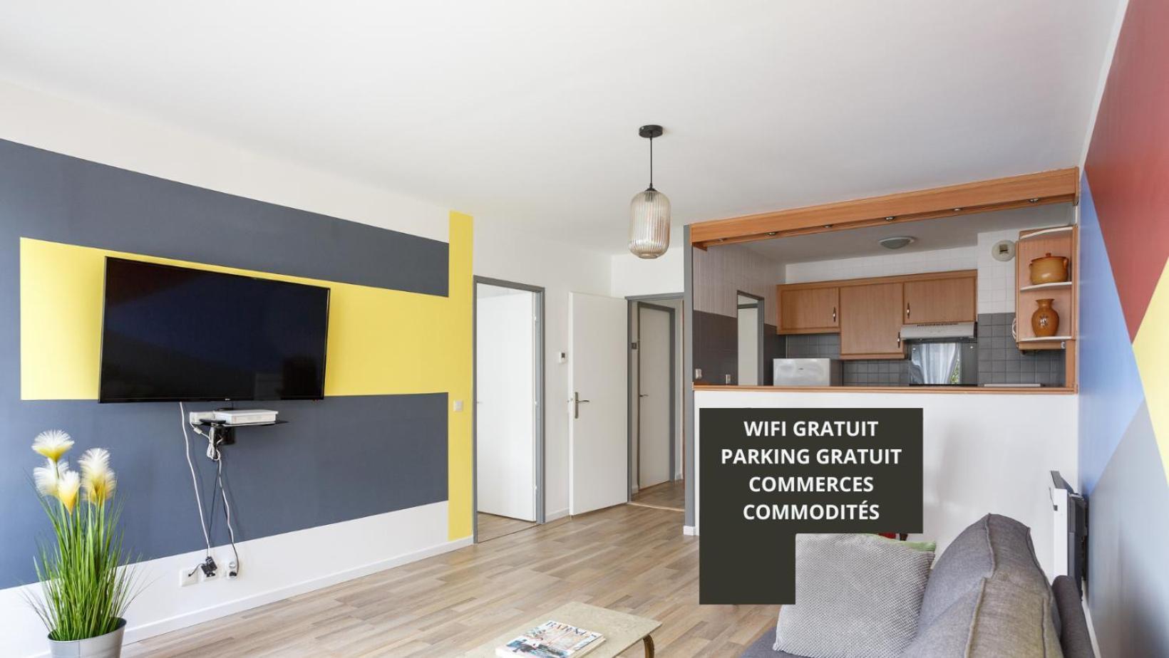 Appartement Cosy Pres De Paris Avec Vue Sur La Tour Eiffel - Parking & Wifi 阿让特伊 外观 照片